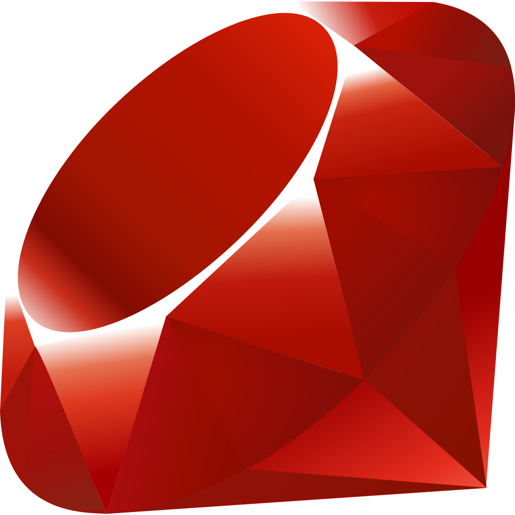 Ruby logo - Zoomed